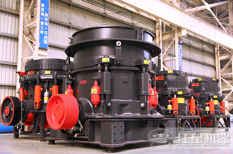 hp300圆锥破碎机每小时产多少吨？型号及参数说明