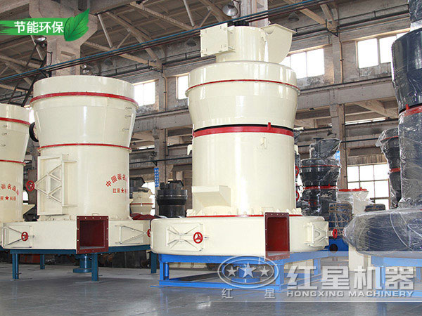 制备双飞粉使用雷蒙磨，高产又环保且成品粒度还好