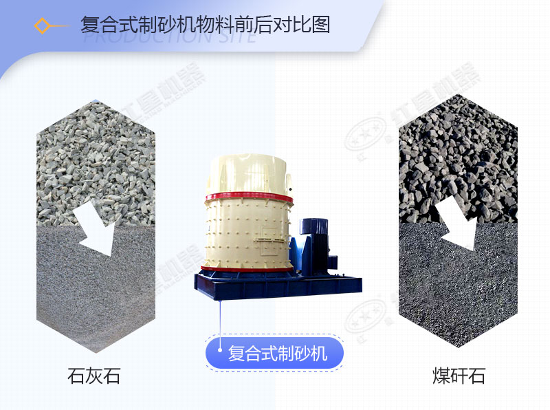 小型复合制砂机生产的沙子怎么样？邀您来现场一睹为快